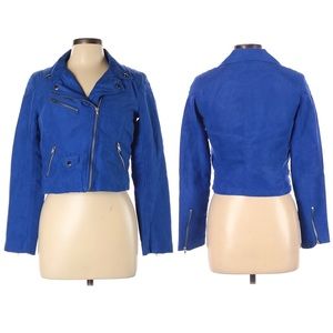 ❤️ Like New Blue Suede Jacket